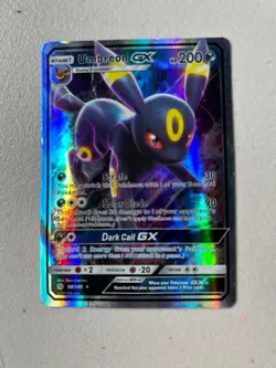 Umbreon GX 80/149 Sun & Moon M/NM Full Art Ultra Rare Pokemon Card - Image 1