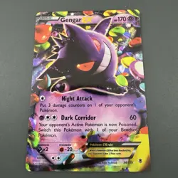 Gengar EX 34/119 Pokemon TCG XY - Phantom Forces Holo Rare Card - Image 1