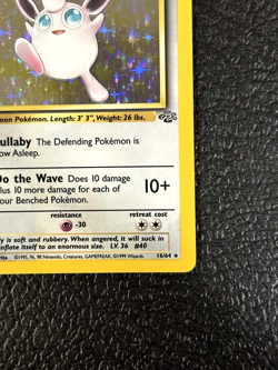 Wigglytuff 16/64 Pokemon TCG Card 1999 Holo Rare Jungle Set WOTC NM - MINT - Image 4