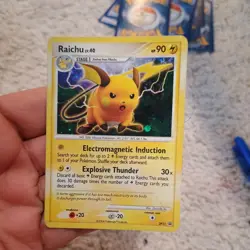 RAICHU Lv. 40 DP21 Diamond & Pearl Promo Holo Rare Pokemon Card - Image 1
