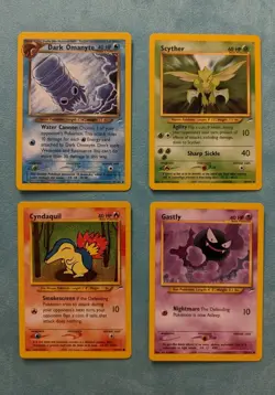 Pokemon Neo Destiny 30 Card Lot Omanyte Unown Growlithe Psyduck Vulpix Scyther - Image 1