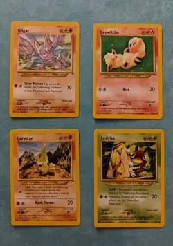 Pokemon Neo Destiny 30 Card Lot Omanyte Unown Growlithe Psyduck Vulpix Scyther - Image 3
