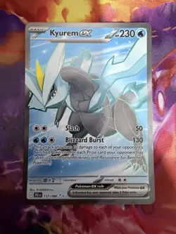 Pokemon Cards Kyurem ex 157/086 Black Bolt Ultra Rare NM - Image 1