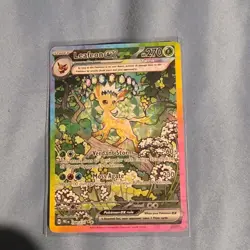 The Pokemon Company Leafeon ex 144/131 SV Prismatic Evolutions SIR Holo EN 270HP - Image 3