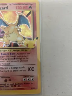 Charizard-4/102 -Pokemon’s Celebrations Classic HOLO - Image 3