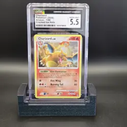 Charizard Pokemon TCG Arceus 1/99 Cracked Ice Holo Rare CGC 5.5 2009 - Image 1