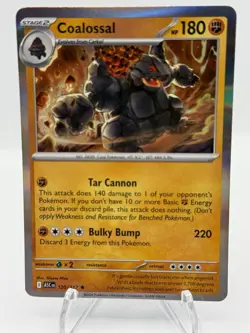 Coalossal (Energy Symbol Pattern) 120/217 Ascended Heroes Pokemon Reverse NM - Image 1