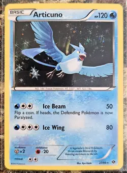 Pokemon 2012 Next Destinies Articuno 27 Holo Rare MP - Image 1