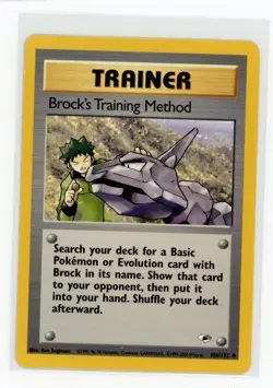 Pokemon Gym Heroes #106/132 Brock's Training Method - Image 1