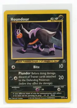 Pokemon Neo Discovery #39/75 Houndour (39) - Image 1