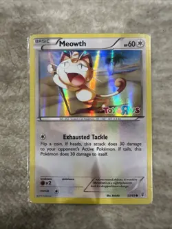 Meowth Toys R Us Promo 053/083 Holo Promo Sealed Pokemon - Image 1