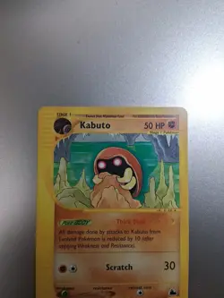 2003 Pokemon e-Series Skyridge 37/144 Kabuto NM Fast Ship - Image 3