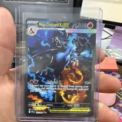 Pokemon TCG Mega Charizard X EX 125/094 Evolutions Secret Rare Full Art Holo - Image 2