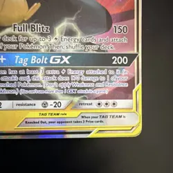 Pokemon Company Pikachu & Zekrom GX 33/181 SM-Team Up TAG TEAM Holo EN 240HP - Image 5