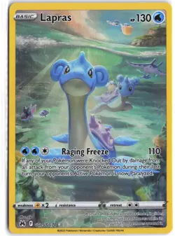 Lapras GG05/GG70 Holo Crown Zenith Galarian Gallery Pokemon NM - Image 1