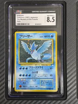 Pokemon Mystery Of The Fossils Articuno Zapdos Moltres CGC 8.5 NO DISPLAY - Image 4