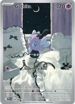2025 Pokemon SV White Flare WHT EN Gothita Illustration Rare #124/086 - Image 1