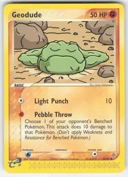 Geodude 55/97 Common Dragon Pokemon Near Mint - Image 1
