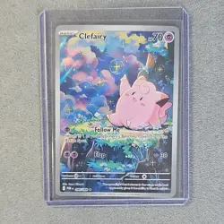 Pokemon TCG Clefairy 094/088 Sv3: Obsidian Flames Illustration Rare Holo - Image 1