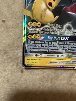 Pokemon Pikachu & Zekrom GX 33/181 Team Up Ultra Rare TAG TEAM Holo - Image 5