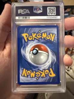 2006 POKEMON EX DRAGON FRONTIERS AMPHAROS #1/101 RARE HOLO FOIL PSA 9 - Image 2