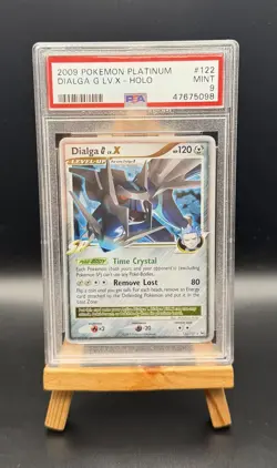 DIALGA G LV.X HOLO 122/127 PLATINUM POKEMON PSA 9 - Image 1