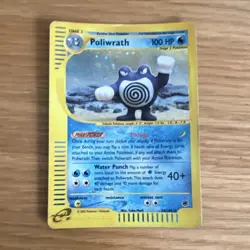 Nintendo Poliwrath Expedition Base Set 2002 100 HP Stage 2 Holo Rare English - Image 1