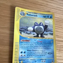 Nintendo Poliwrath Expedition Base Set 2002 100 HP Stage 2 Holo Rare English - Image 3