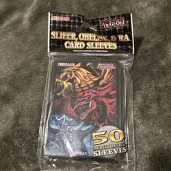 Konami Yu-Gi-Oh! Sleeves EGYPTIAN GOD CARDS (Slifer Obelisk & Ra) - Image 1