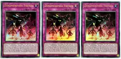 3 x DIFO-EN077 Dinomorphia Frenzy - Ultra Rare 1st Edition Near Mint YuGiOh - Image 1