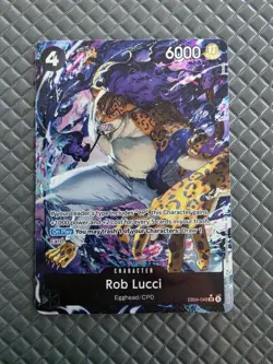 Rob Lucci EB04-048 OP15 Alternate Art Adventure on Kami's Island One Piece - Image 1
