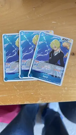 3x Sanji OP15-047 Rare Adventure on Kami's Island One Piece Foil Near Mint - Image 1