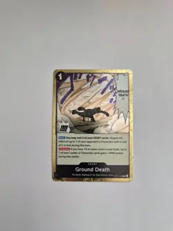 One Piece The Azure Sea's Seven - Ground Death - Rare Foil - OP14-096 - Image 1
