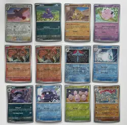 Pokemon sv: 151 Scarlet Violet - Lot Of 39 Cards! 16 RH, 1 Holo, 22 Base - Rare - Image 1