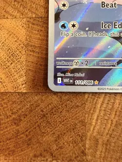 Pokemon TCG - White Flare - Vanillite - Illustration Card - 111/086 - MINT - Image 5