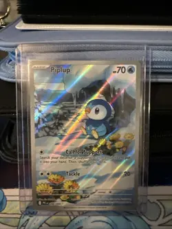 Pokemon TCG Piplup Holo Secret Rare Card PFL 098/094 Nm Near Mint - Image 1