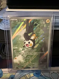 Pokemon TCG Emolga Black Bolt Illustration Card 112/086 - Image 1
