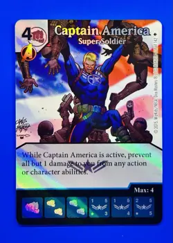 Dice Masters - Captain America - Super Soldier - foil 7 Of 142 - Image 1