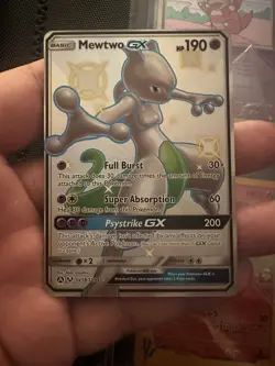 Mewtwo GX SV59/SV94 Hidden Fates Shiny Vault Holo Card NM Condition - Image 1