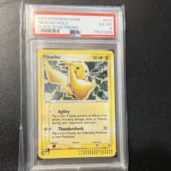 Nintendo Pikachu 012 Promo Holo Pokemon TCG Card EX Series Collector's Tin 2003 - Image 1