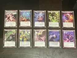 MTG Magic Lot 9 Pack 10 Each (8 Total) 1 - 3 Pk 2010 Archenemy Oversized 83 Card - Image 1