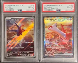 PSA 10 Set Sequential Pokemon Card Latios & Latias ex 070/064 087 AR SAR SEQ - Image 1