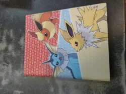 Pokemon Ultra Pro Binder Portfolios Flareon Jolteon Vaporeon Holds 360 Cards USE - Image 1