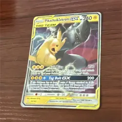 Pokemon Pikachu & Zekrom GX 33/181 Sm-Team Up Ultra Rare Holo TAG TEAM Card - Image 1