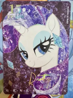 My Little Pony Card Diamond Kayou 15 Years Rarity Generosity MLPME02SC004L5 Foil - Image 2