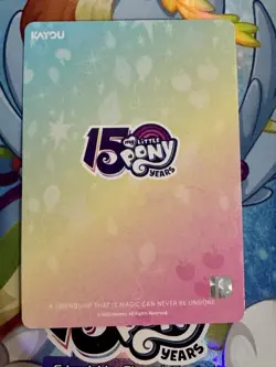 My Little Pony Card Diamond Kayou 15 Years Rarity Generosity MLPME02SC004L5 Foil - Image 4