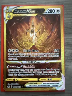 Pokemon Arceus VSTAR TCG Crown Zenith Holo Card GG70/GG70 Secret Rare NM - Image 2