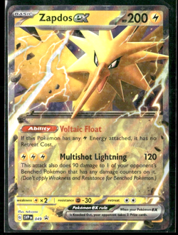 Zapdos ex - 049 - SV: Scarlet & Violet Promo Cards (SVP) Pokemon TCG - Image 1