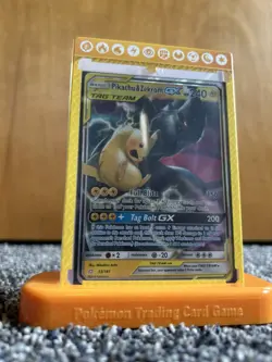 Pokemon Pikachu & Zekrom GX 33/181 Sm-Team Up Ultra Rare Holo Basic 240 HP Card - Image 1