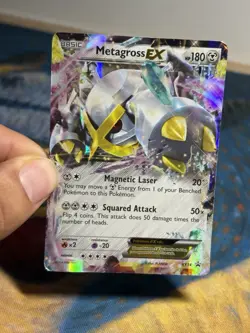Shiny Metagross EX XY34 Black Star Promo Ultra Rare Pokemon Card MP HP - Image 3